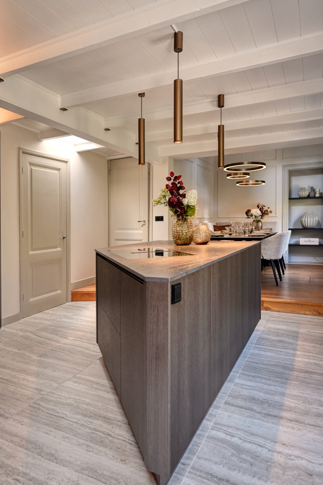 luxe keuken met keukeneiland