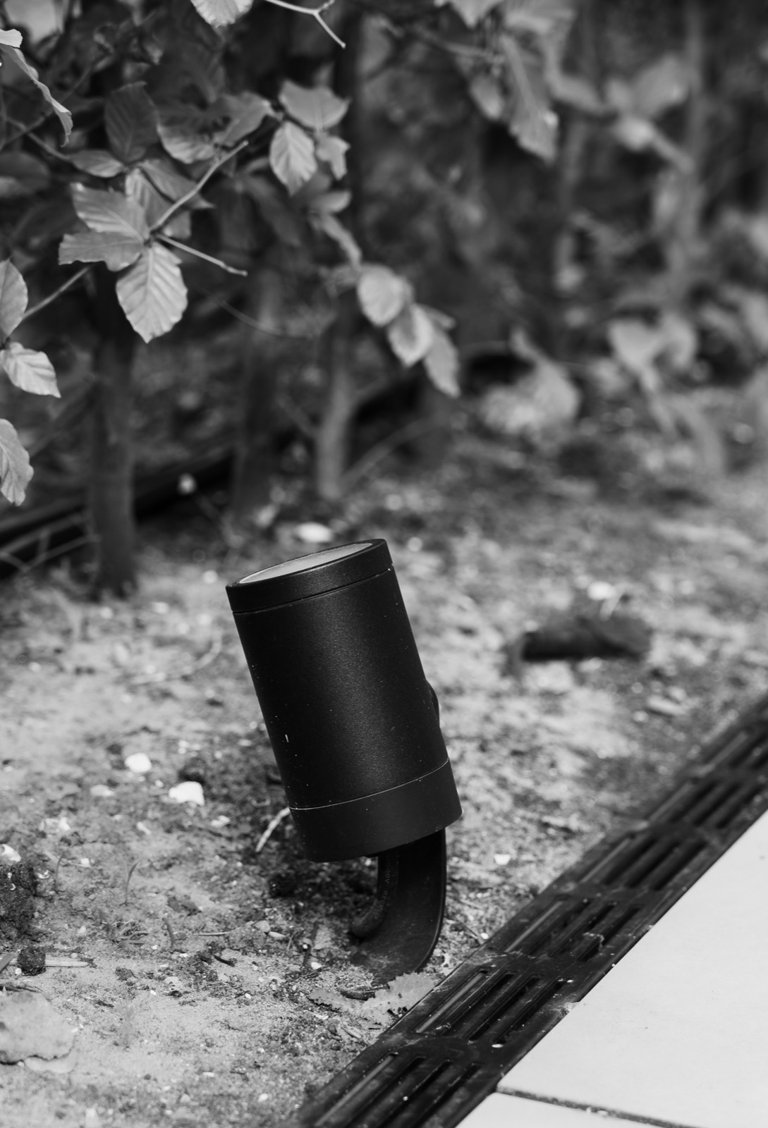 luxe tuin met tuinverlichting