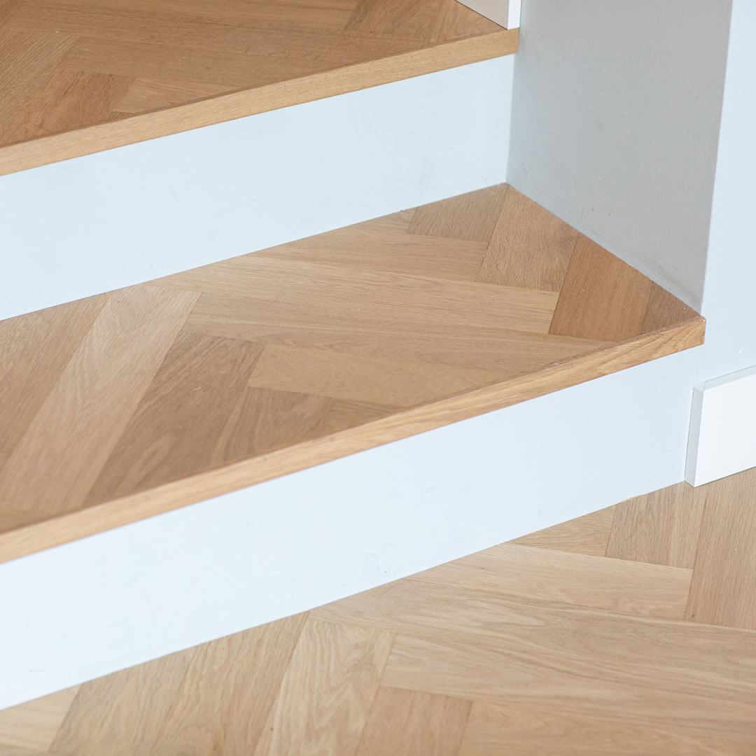 houten vloer op trap