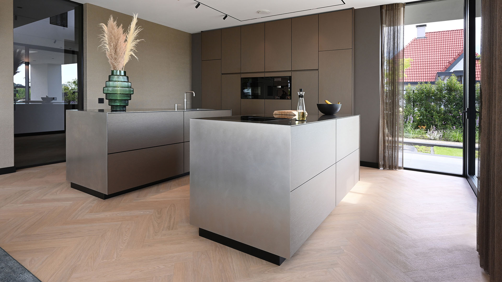 houten vloer in keuken