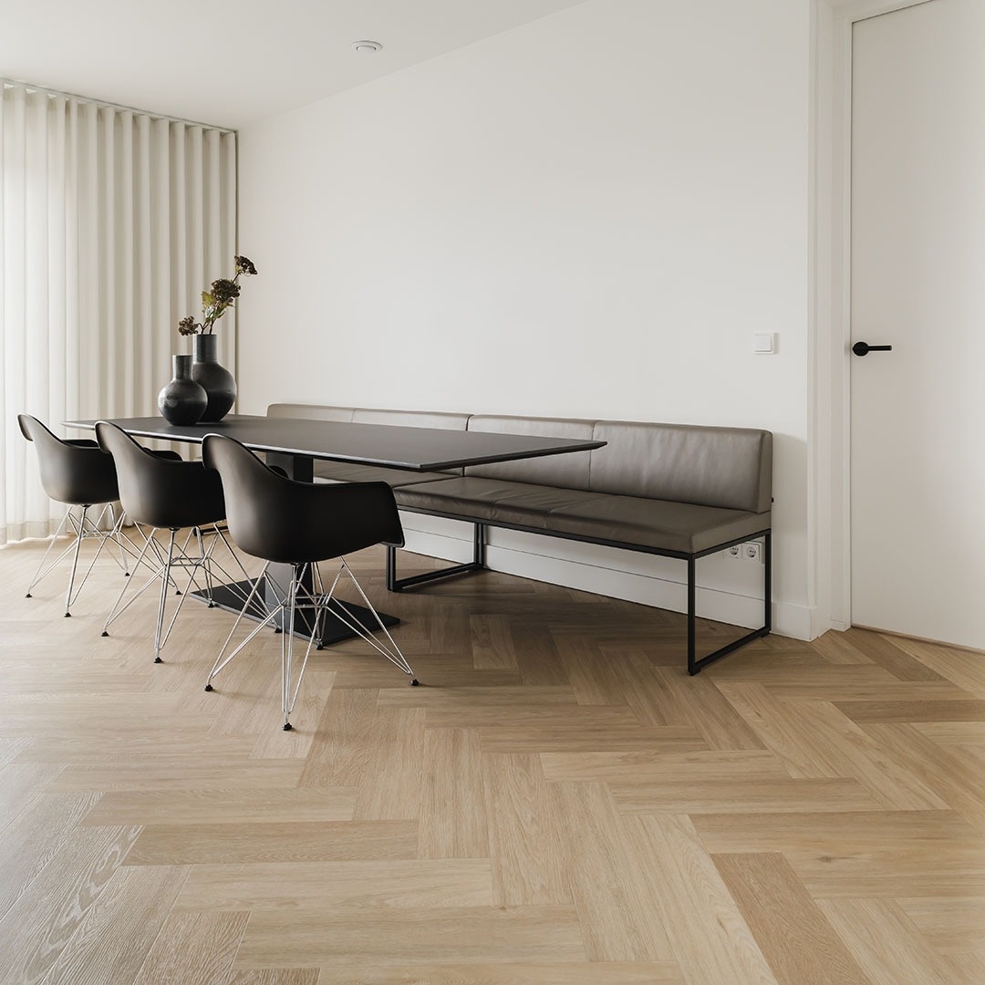 moderne visgraat vloer