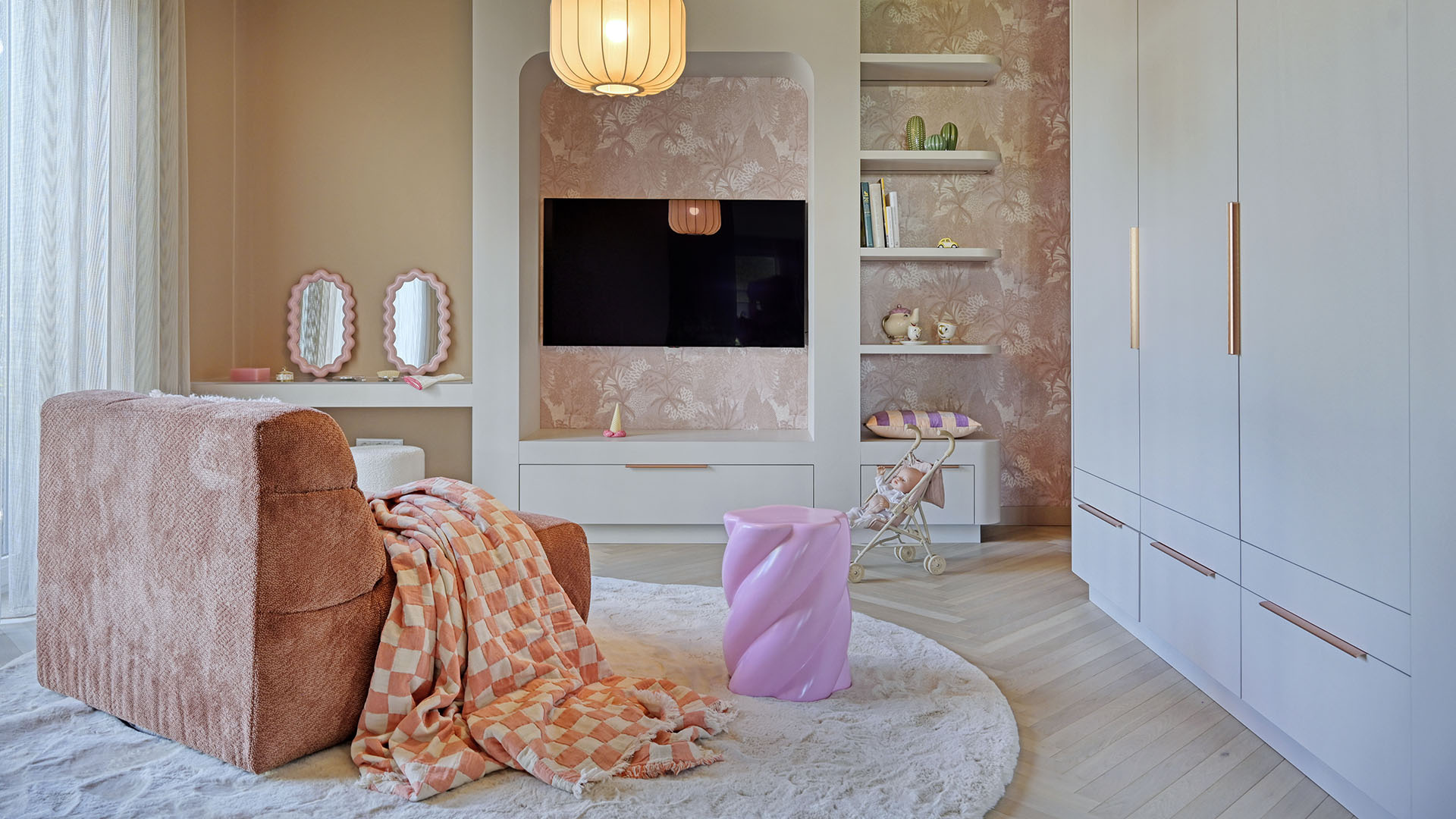 kinderkamer met houtenvloer