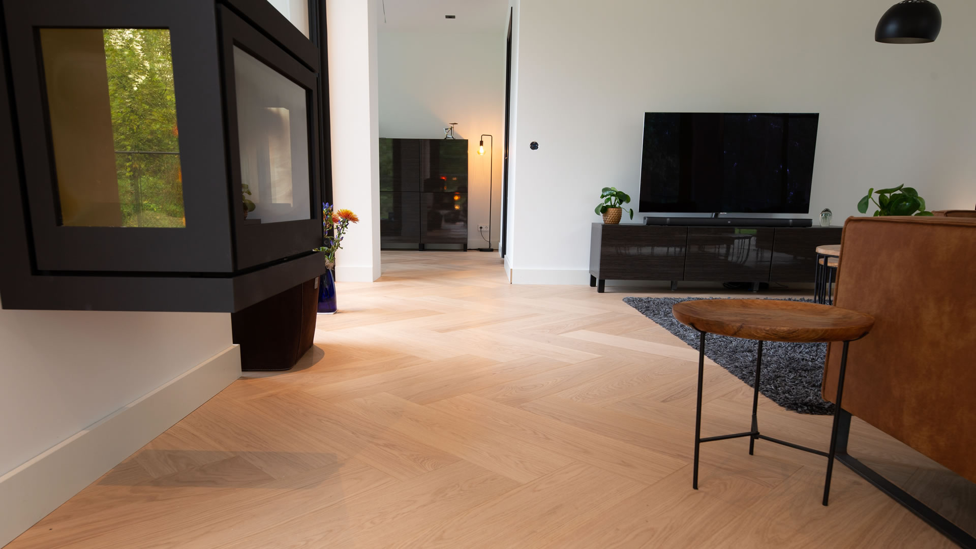 houten vloer woonkamer