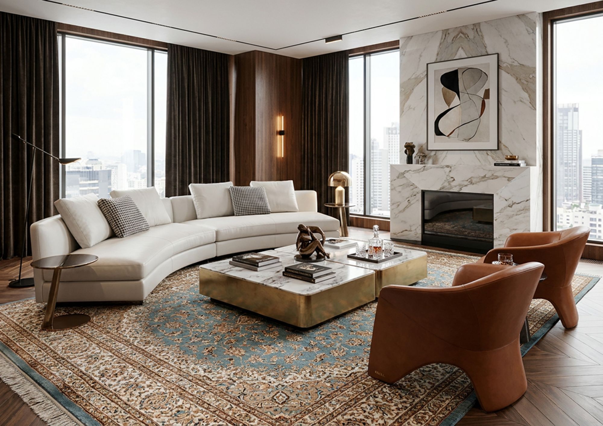 woonkamer met vloerkleed