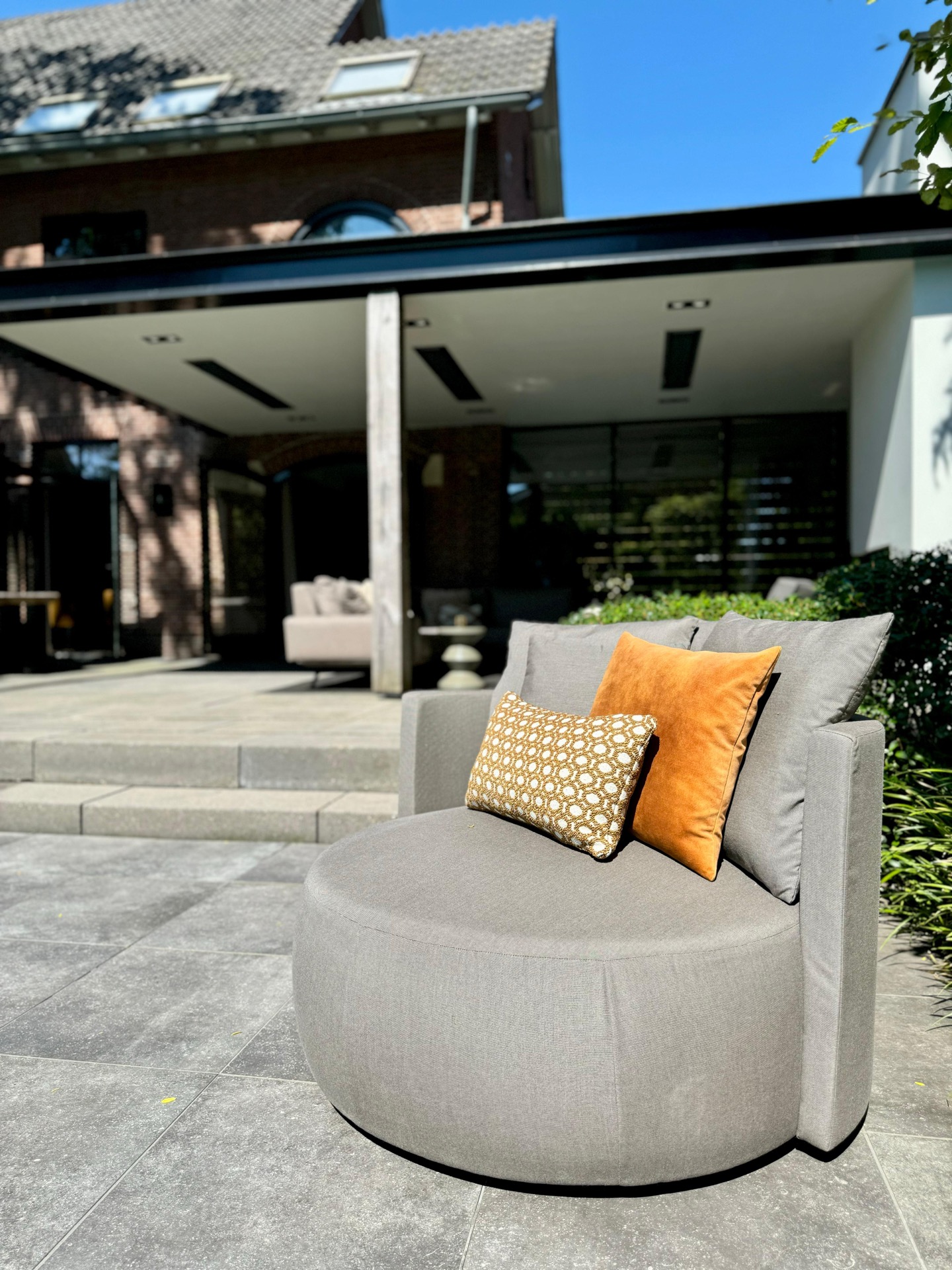 luxe tuinmeubel met kussens
