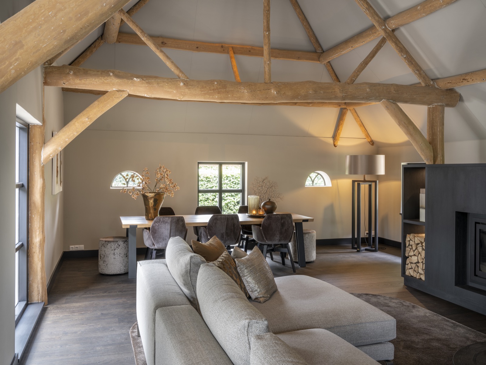 luxe woonkamer inrichting