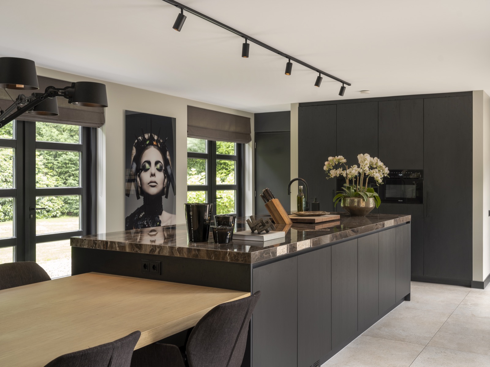 luxe keuken met kookeiland