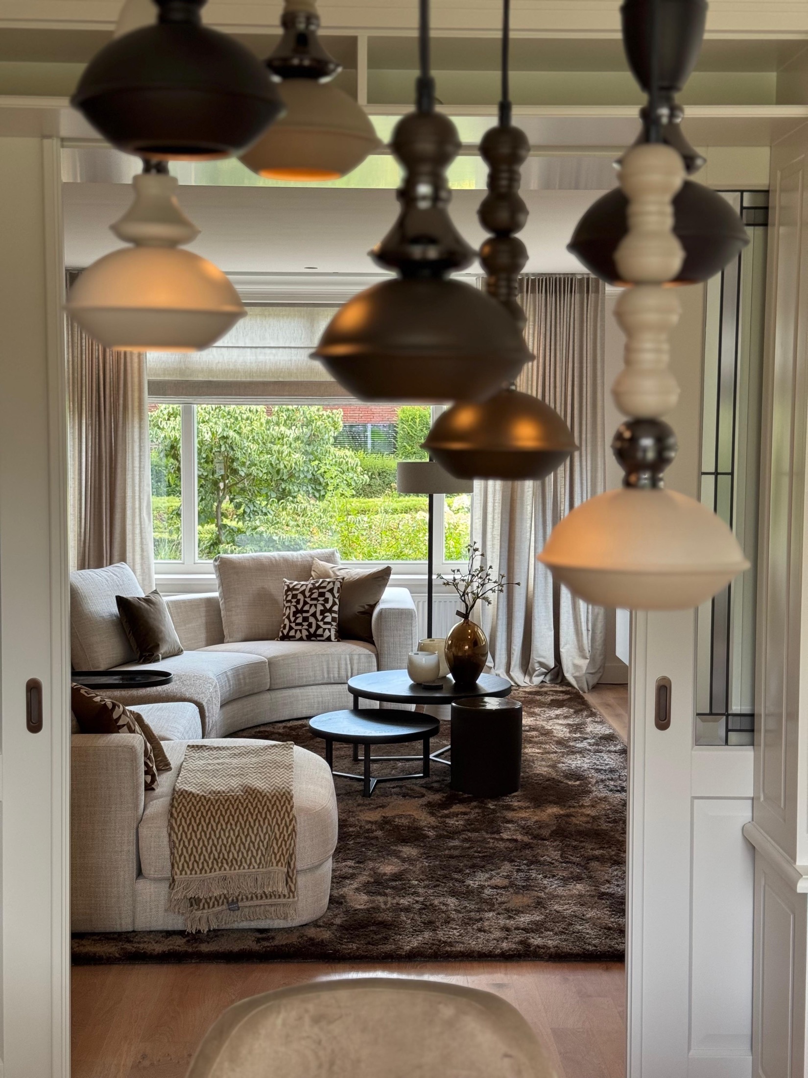 woonkamer met luxe interieur