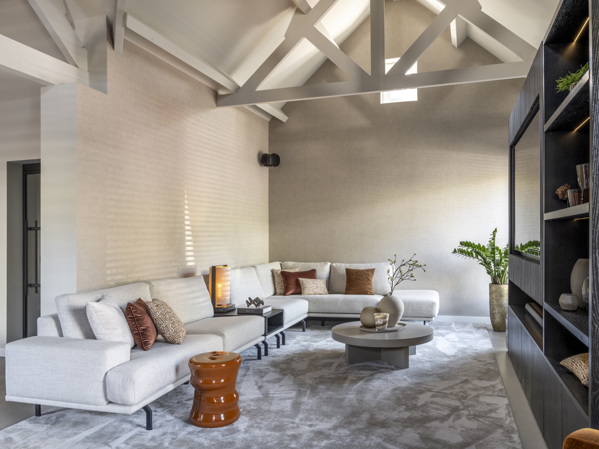 luxe woonkamer inrichting