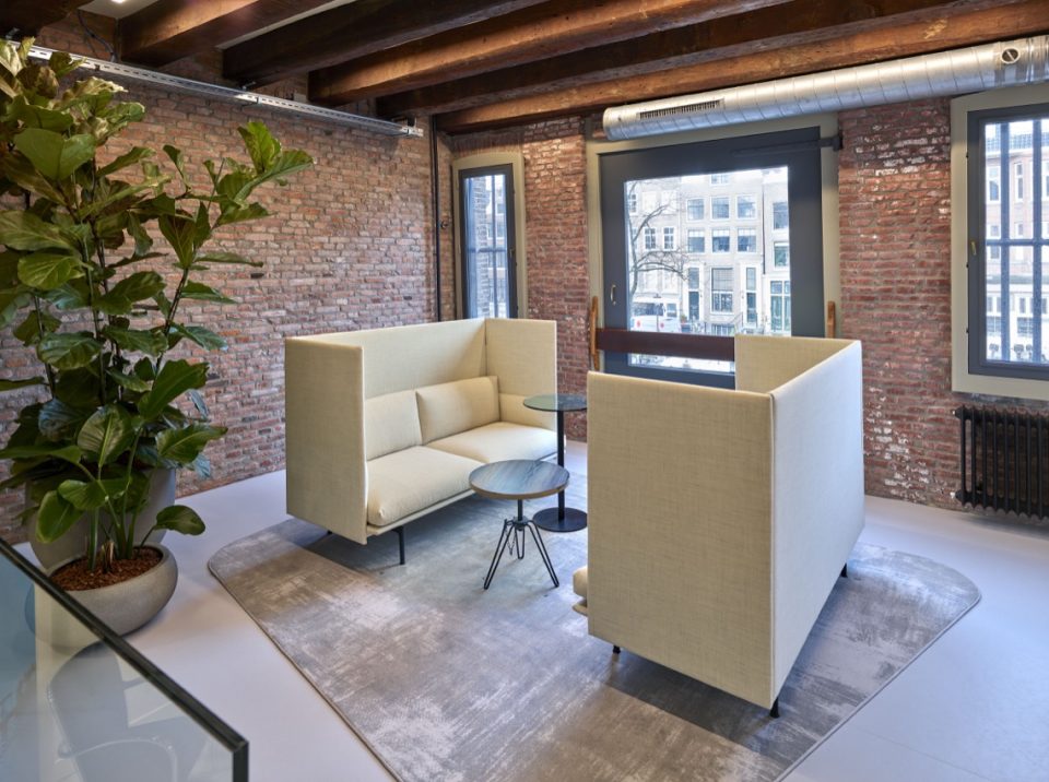 zithoek met design meubels