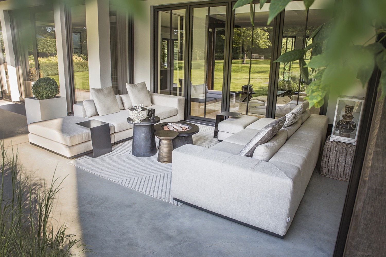 witte tuinset
