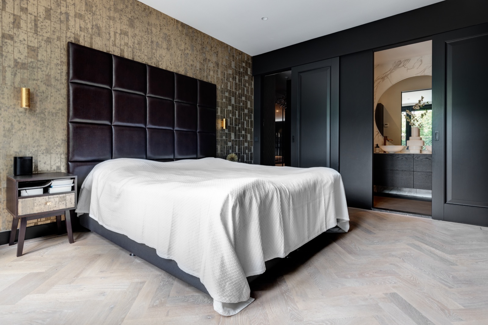luxe slaapkamer inrichting