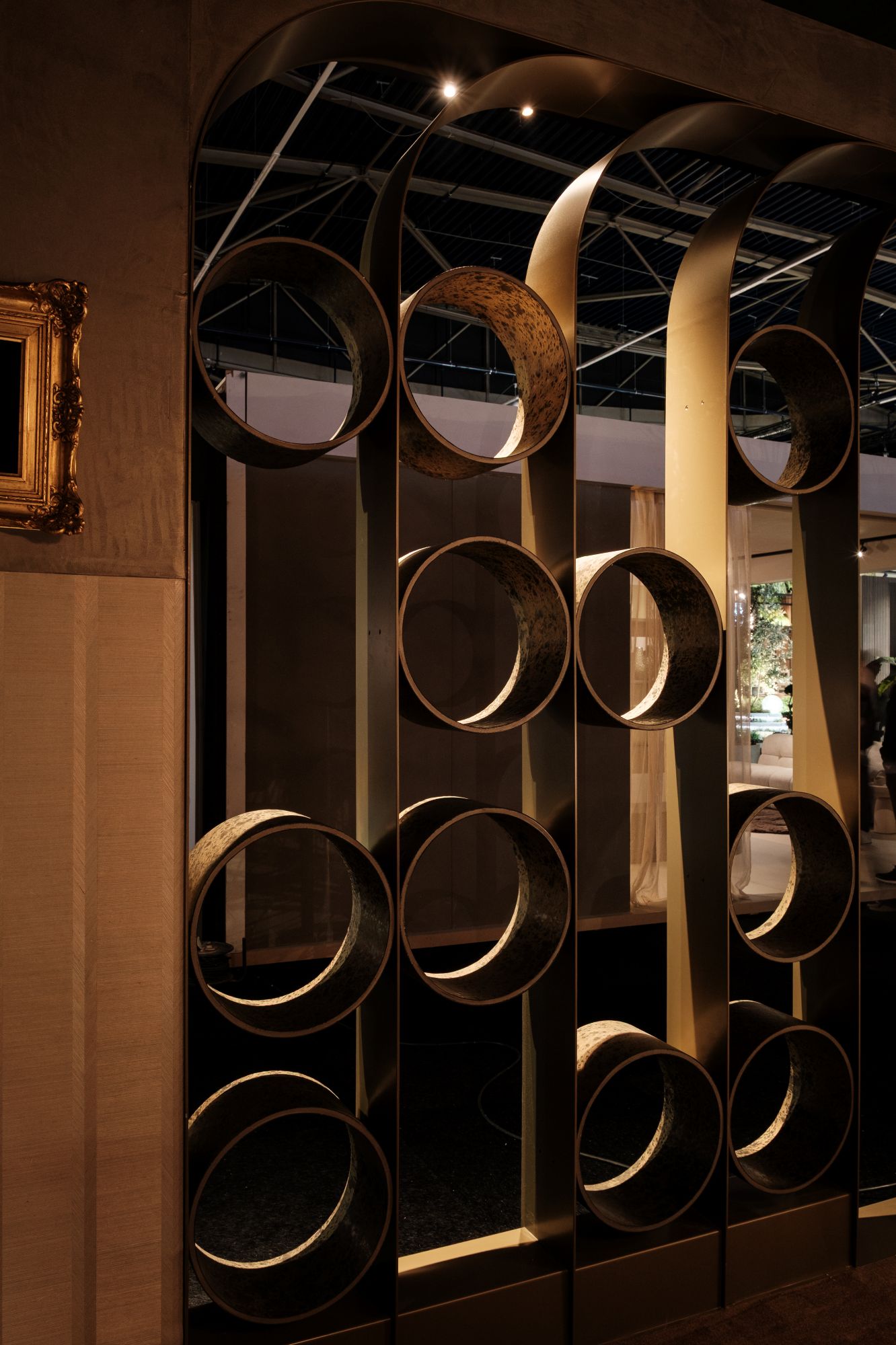 luxe stalen roomdivider
