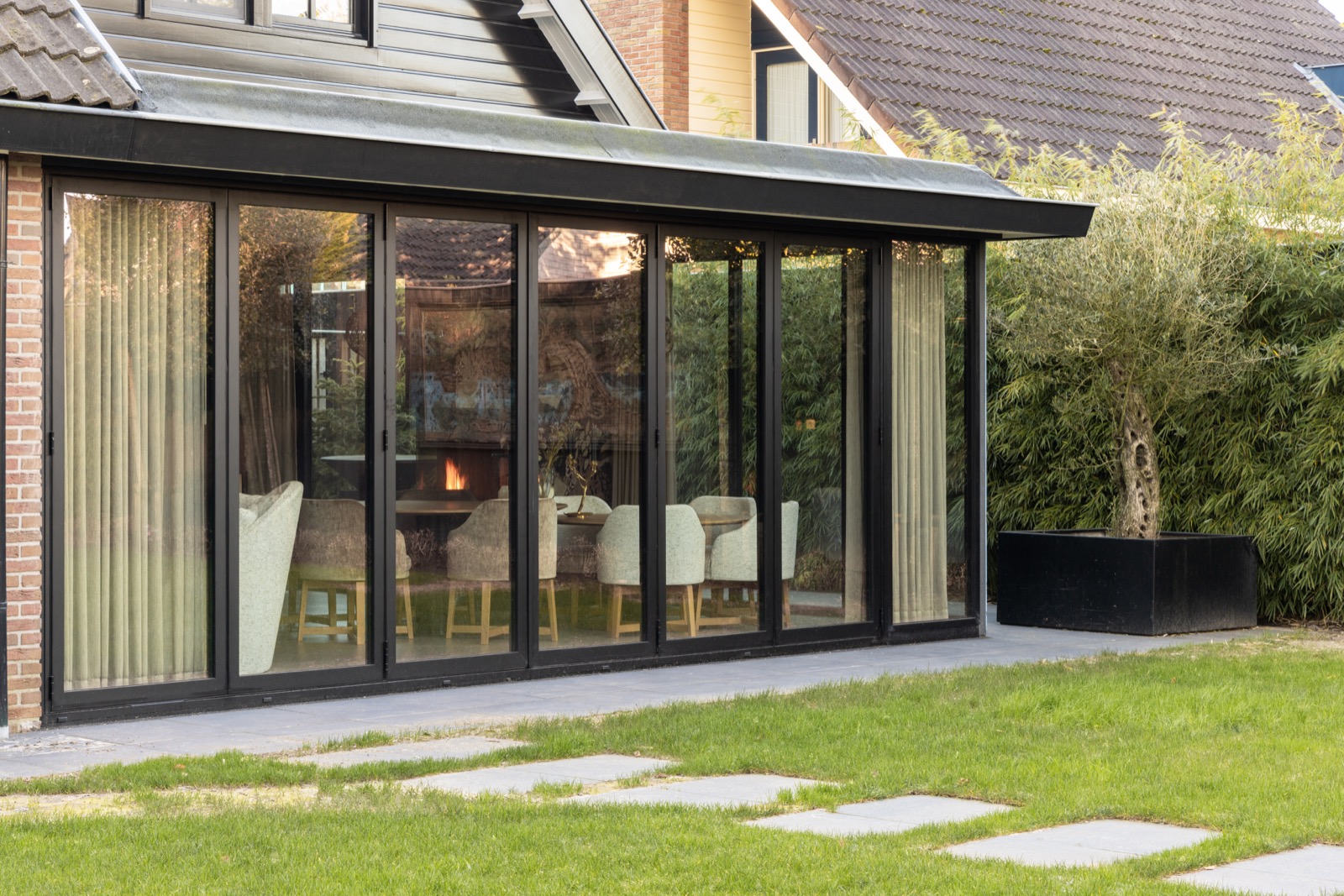 villa met maatwerk pui