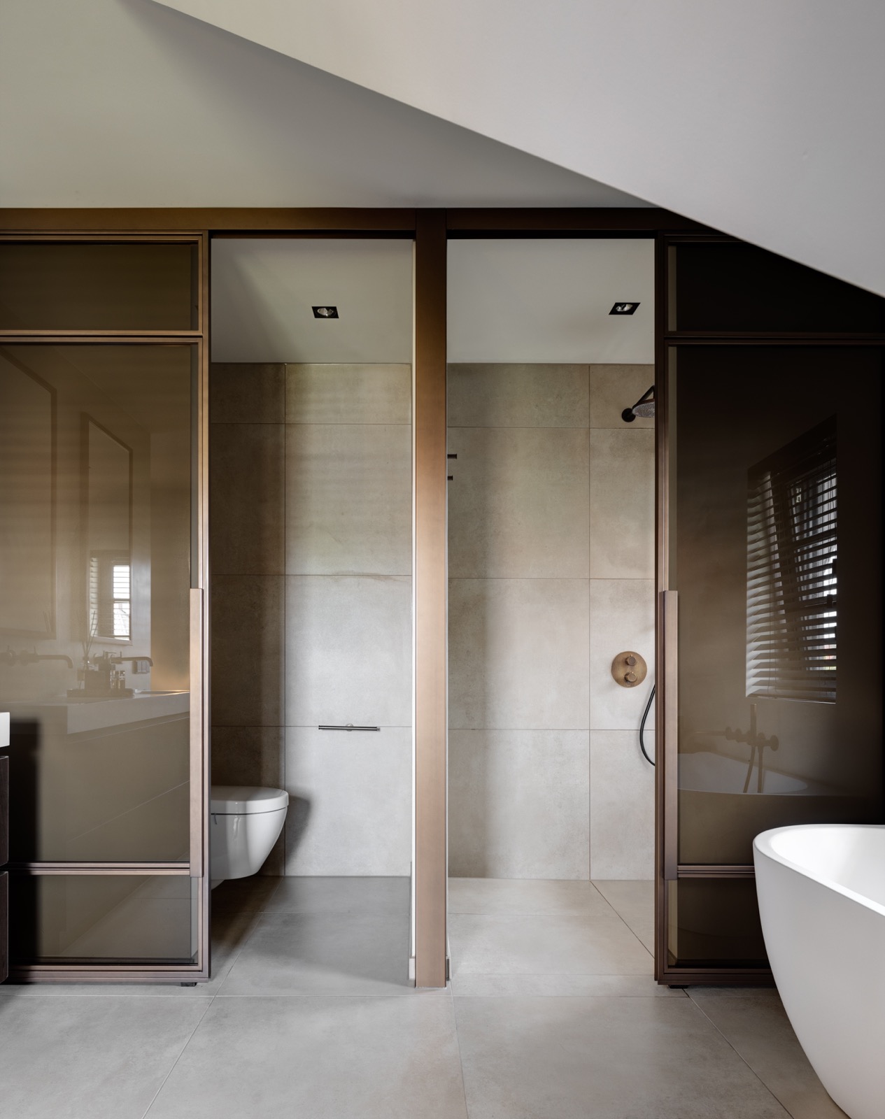 badkamer met staal design