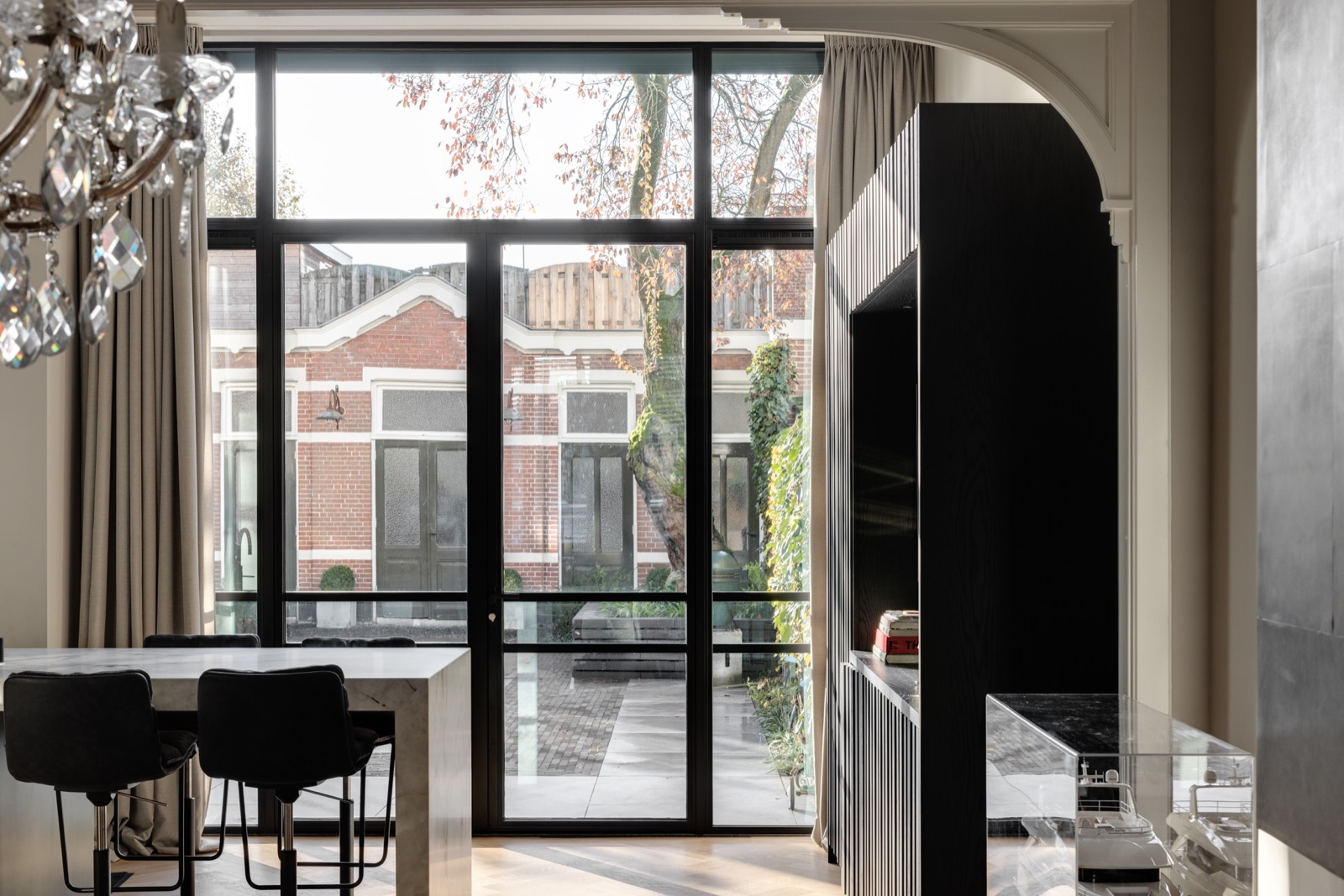 keuken met luxe pui