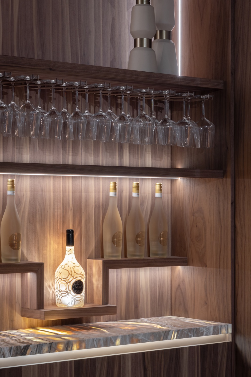 luxe stalen bar