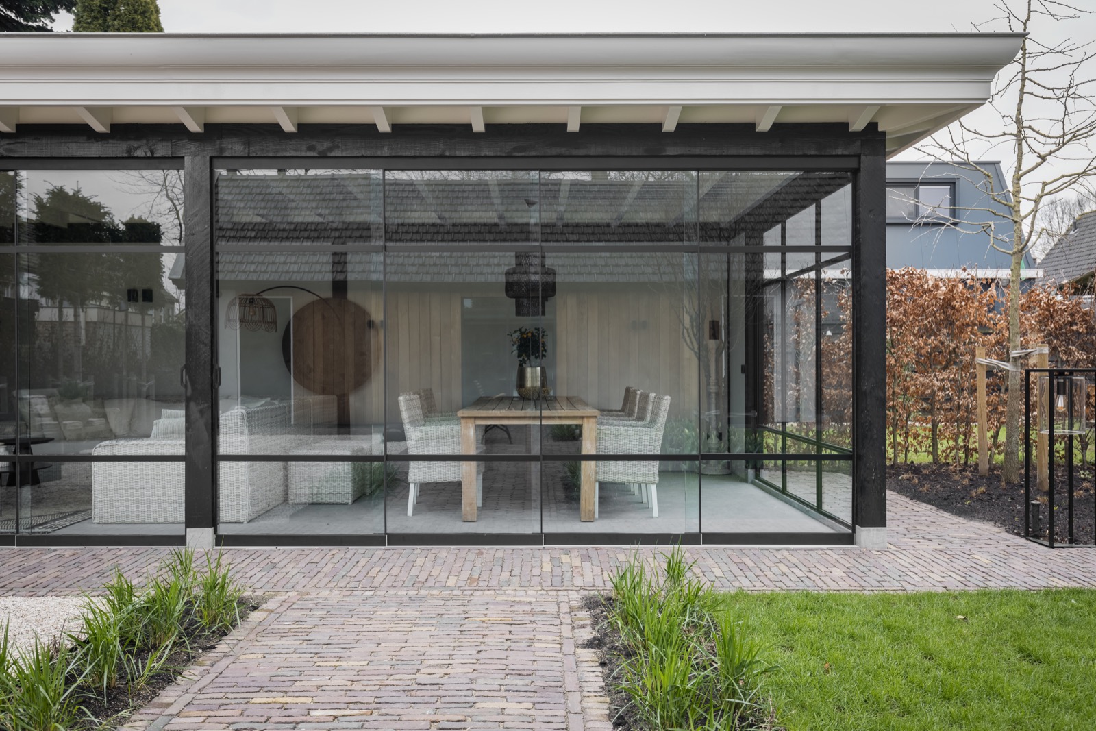 luxe glazen schuifdeuren
