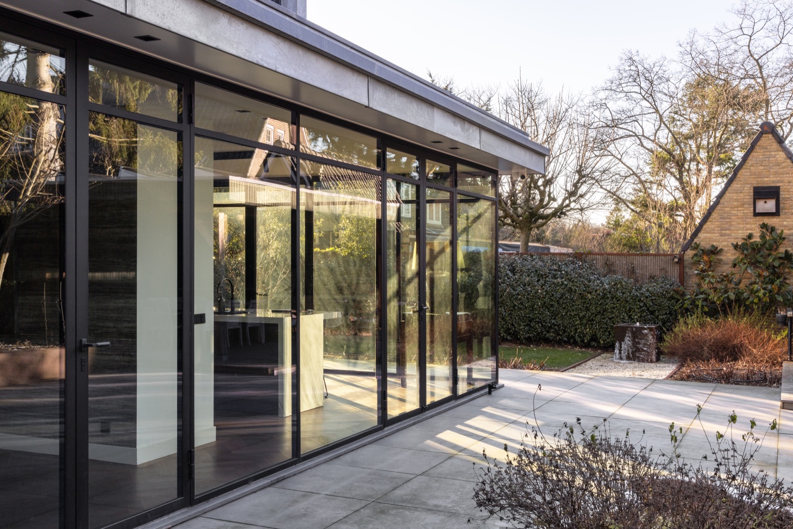 woning met stalen puien