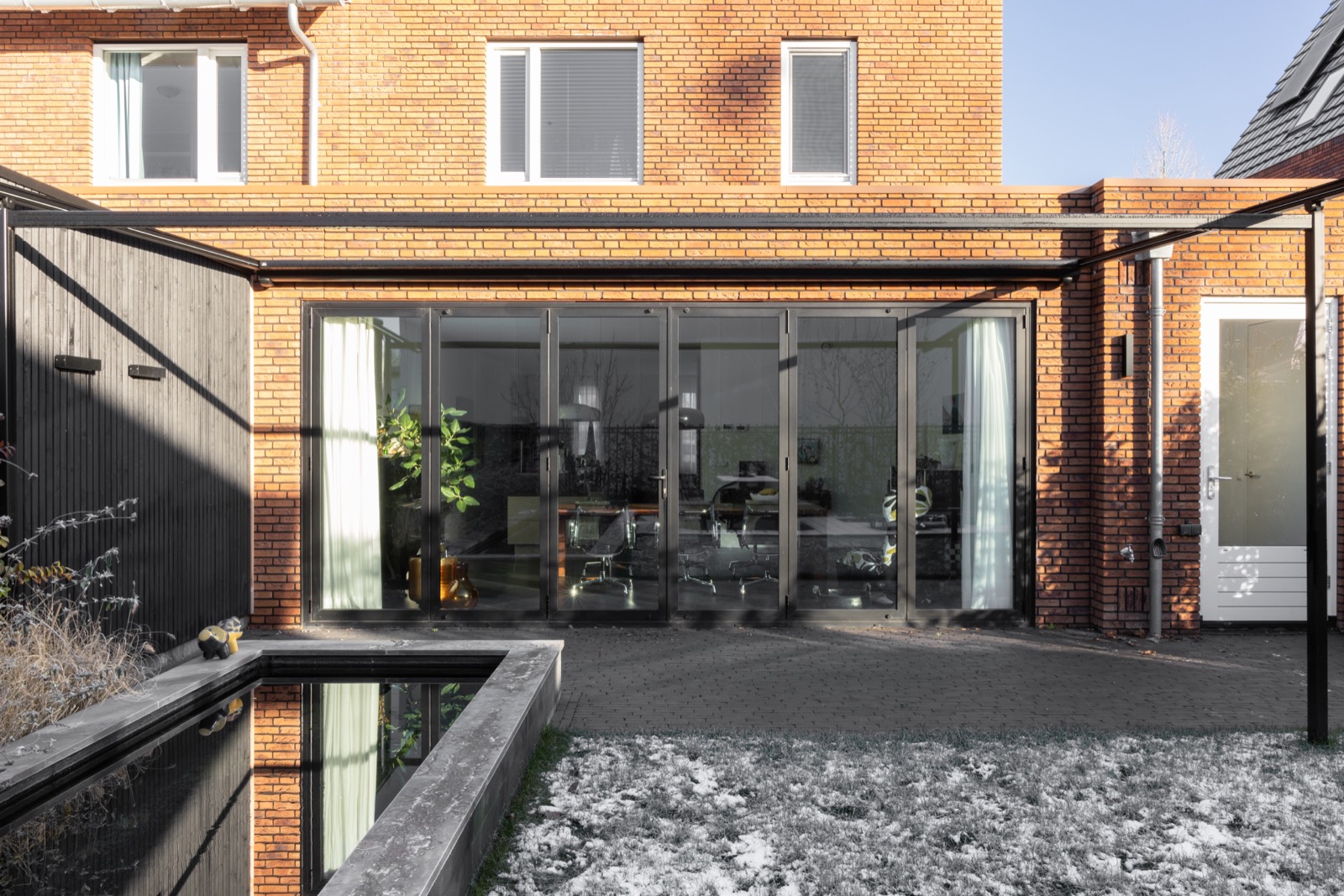 woning met stalen pui