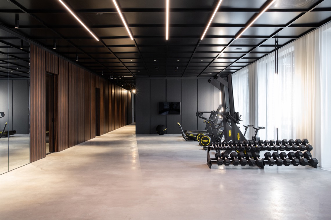 Luxe fitness ruimte