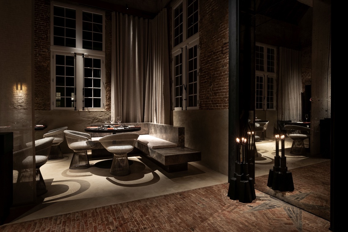 interieur met design meubels
