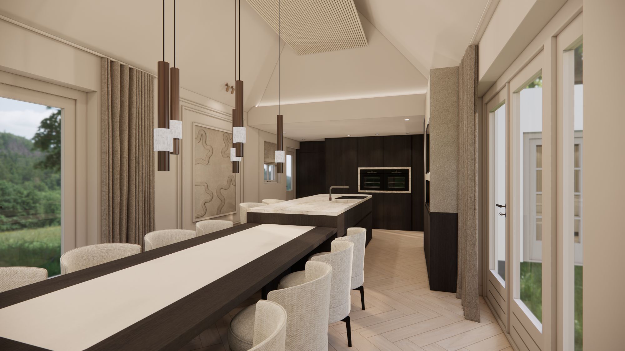 luxe eetkamer