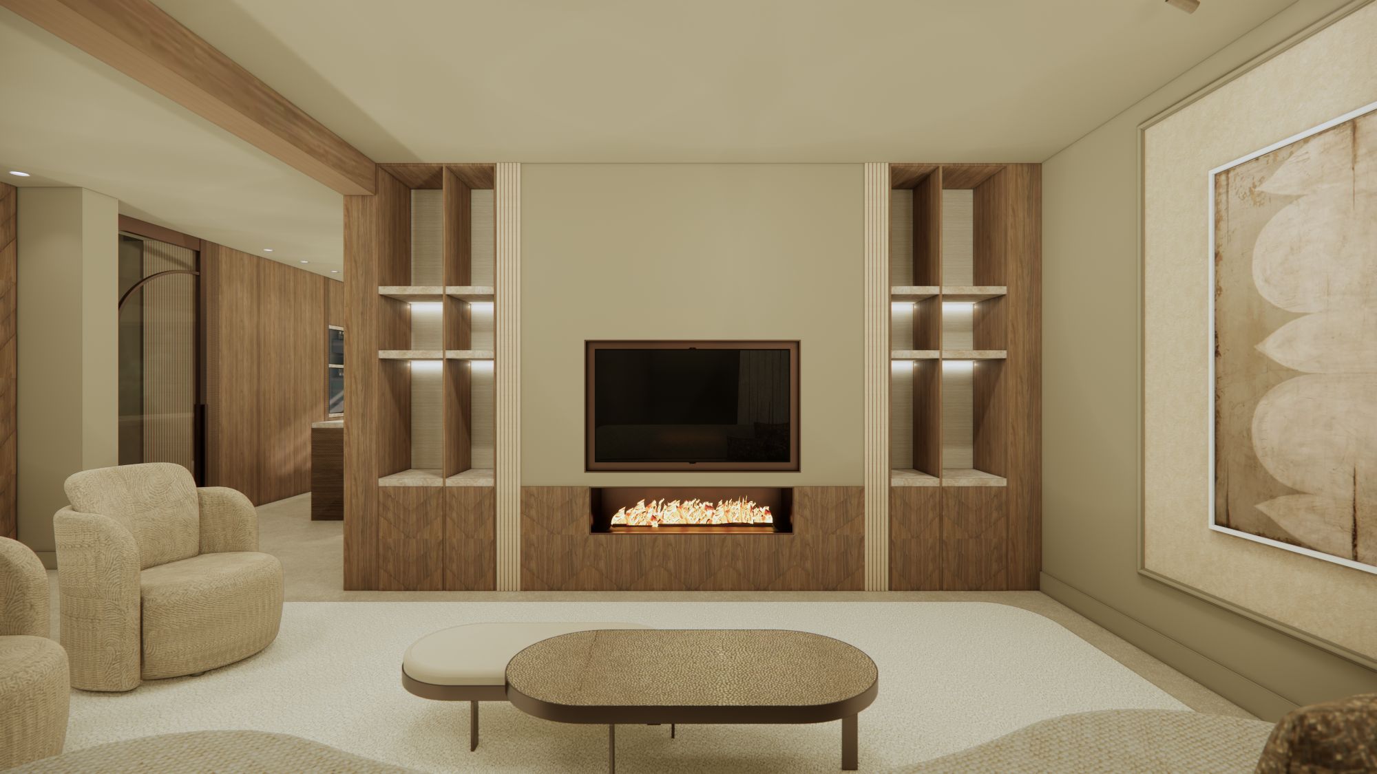 luxe tv wand