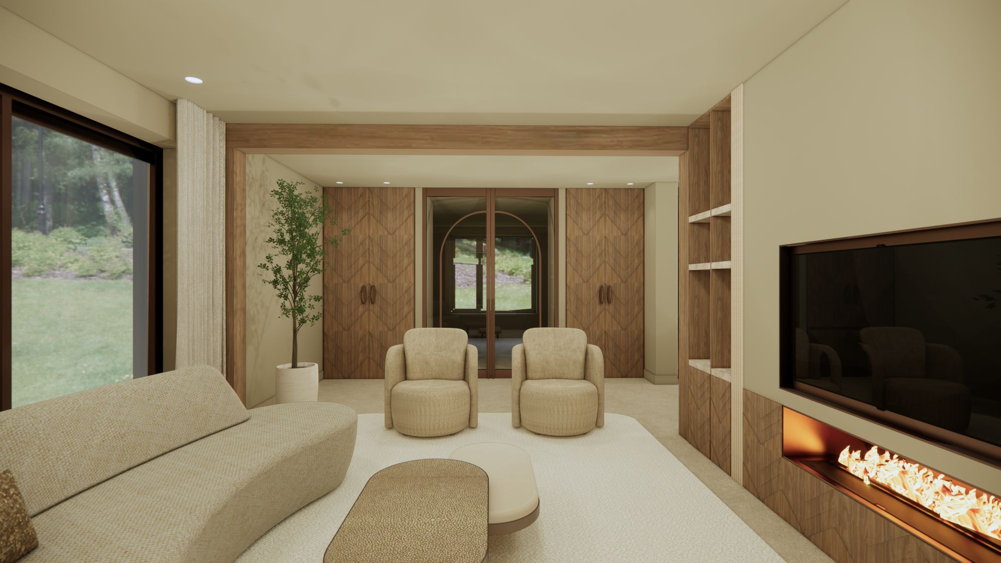 moderne woonkamer