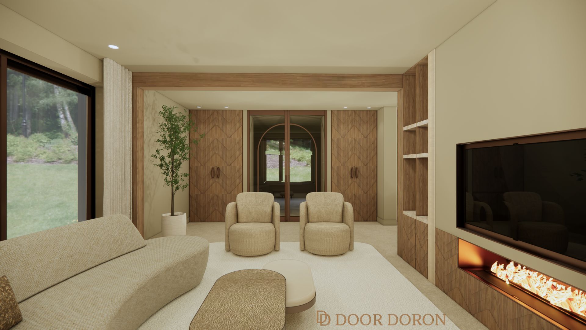 moderne woonkamer