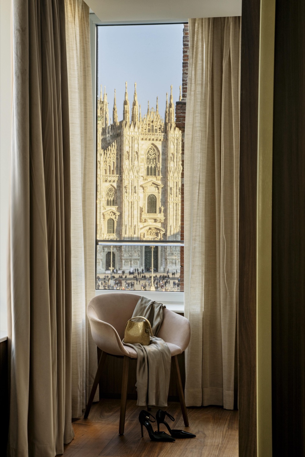 stoel in luxe hotel