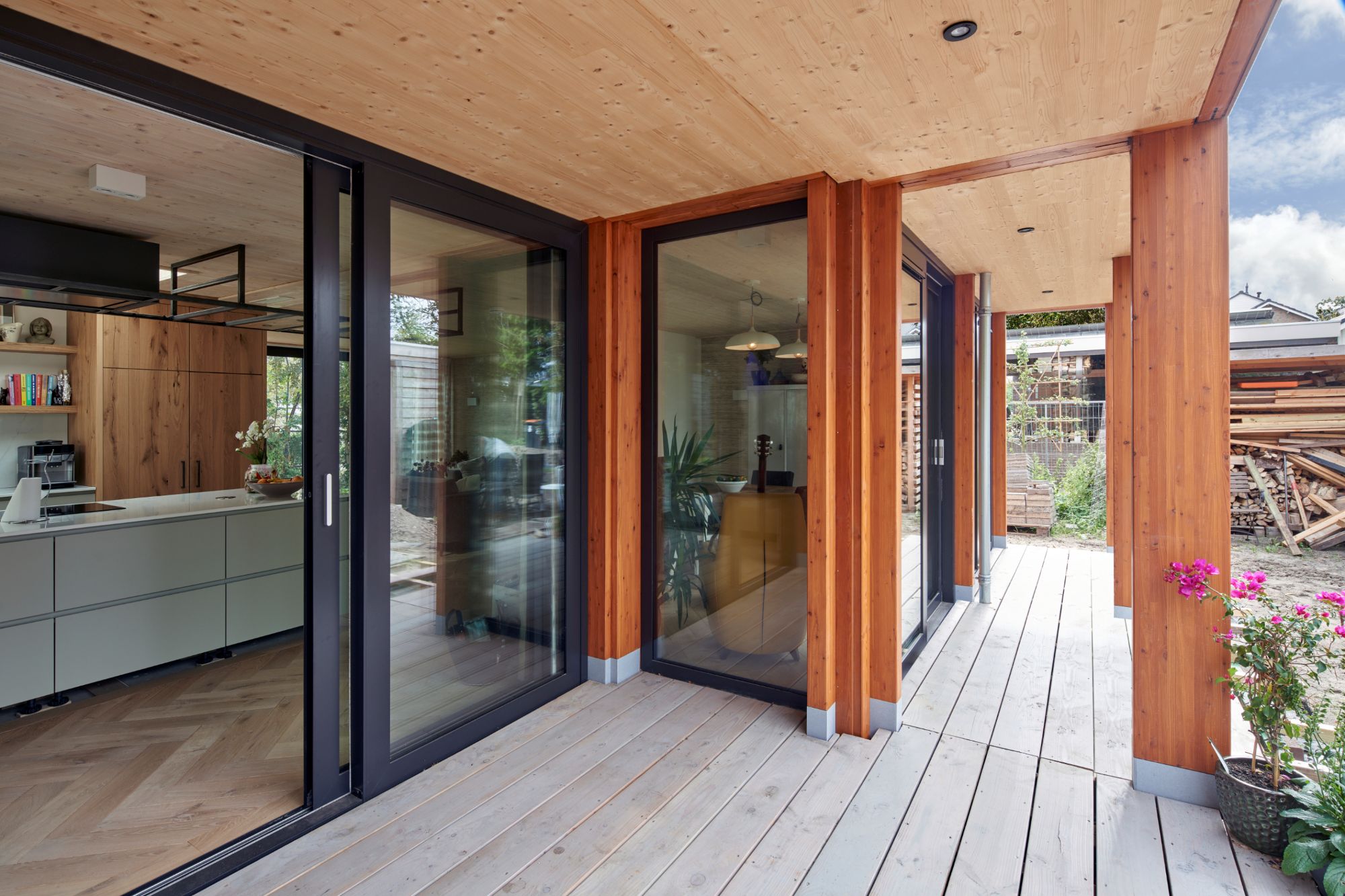 exterieur houten huis