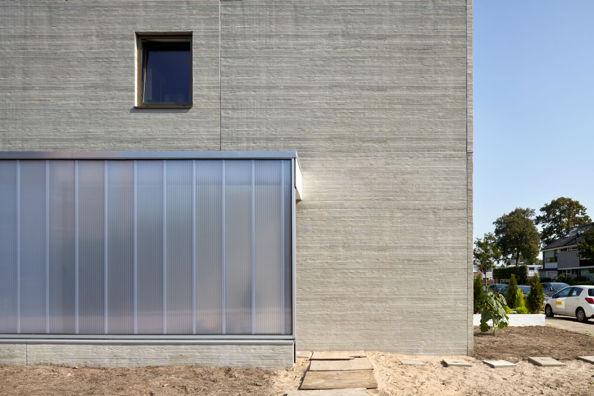 buitenkant rijtjeshuis