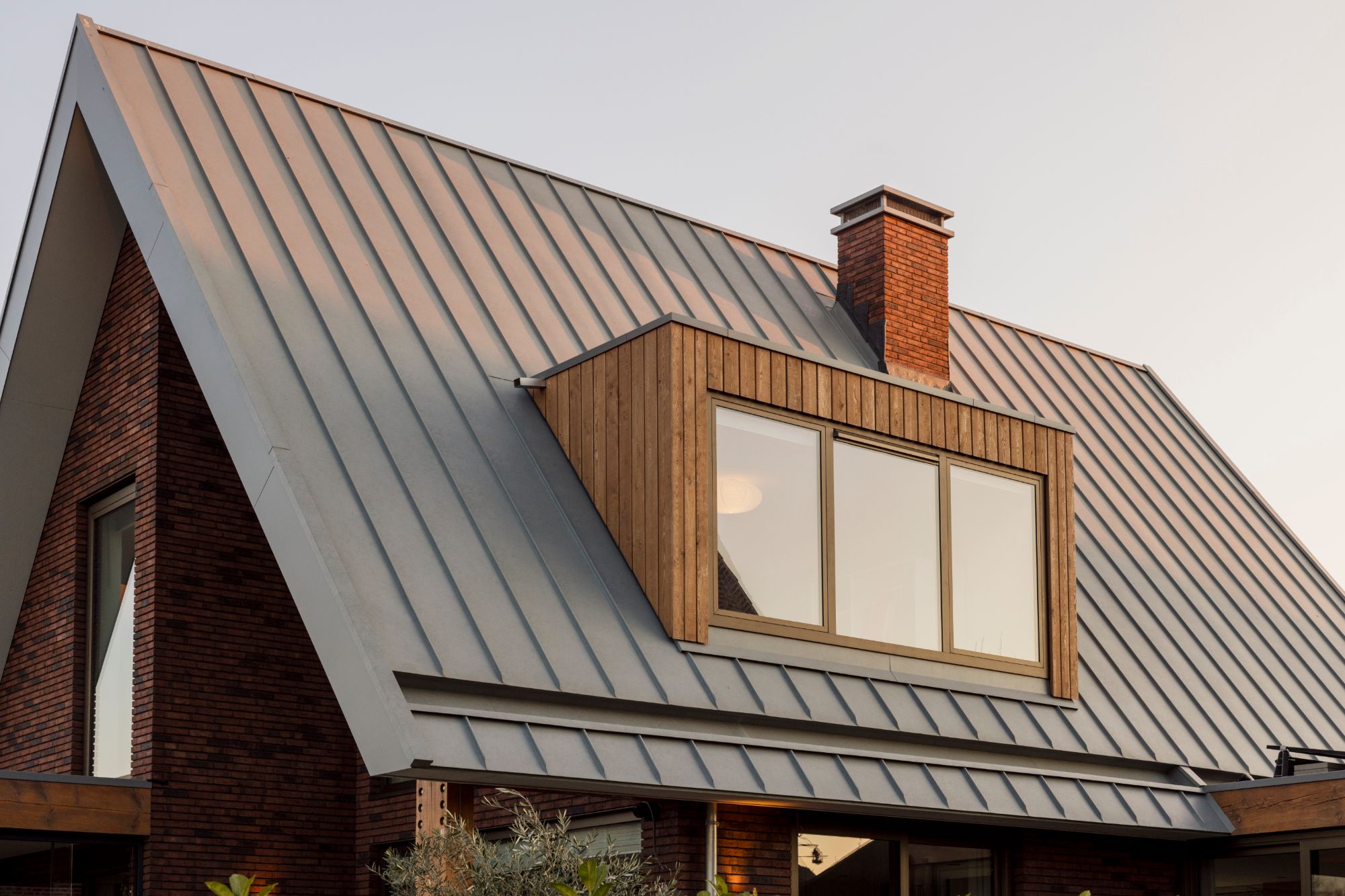 dak vrijstaande woning 