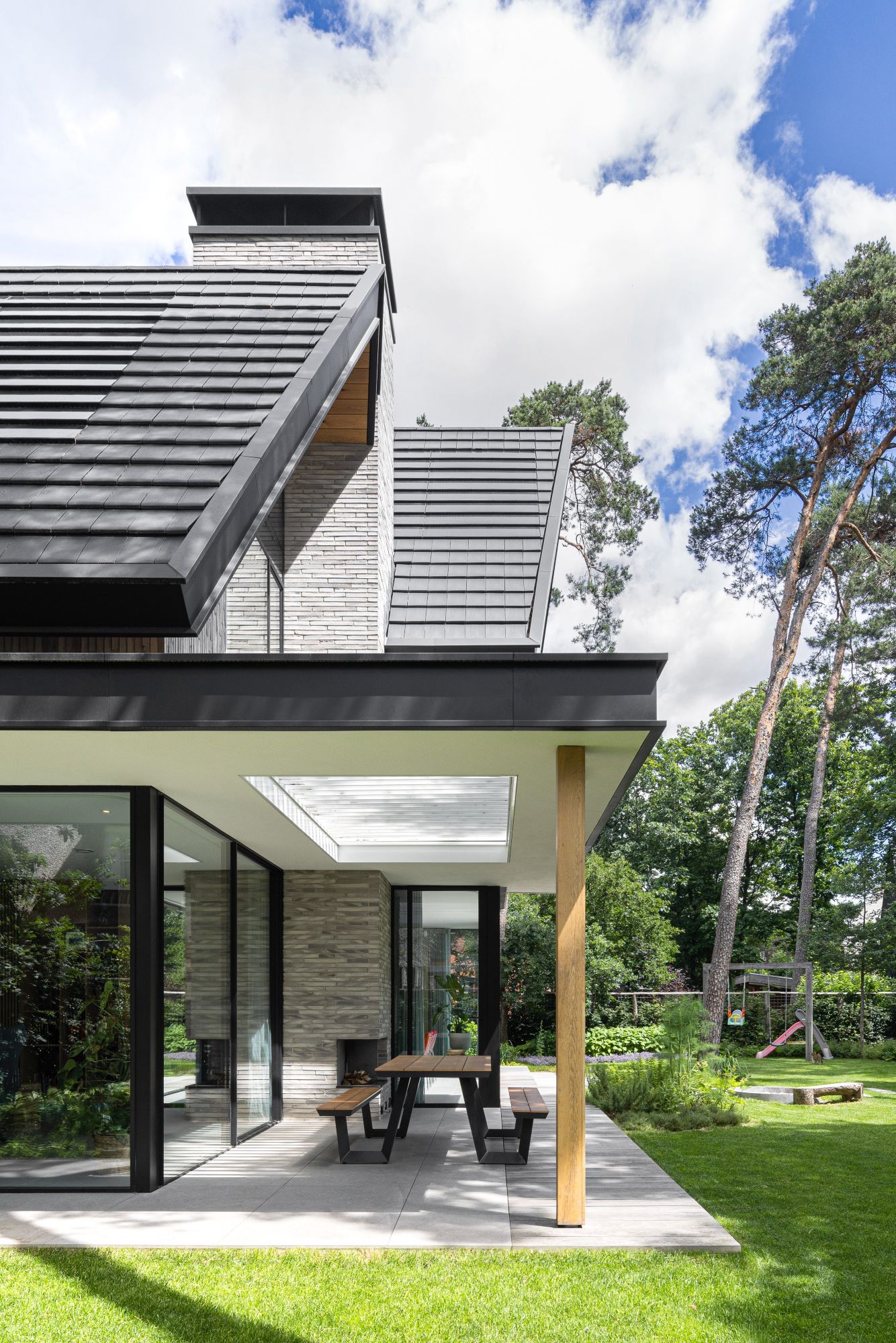 villa achtergevel
