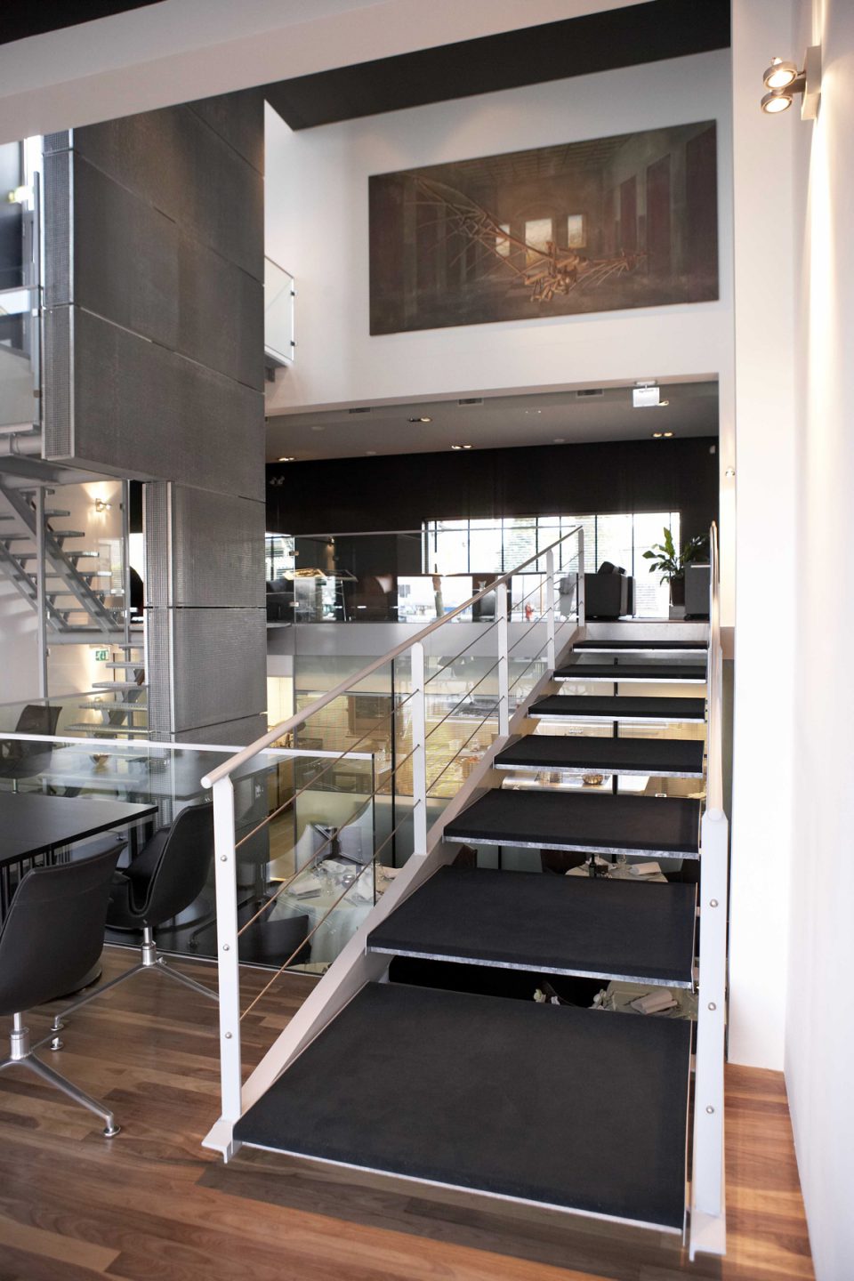 interieur met trap