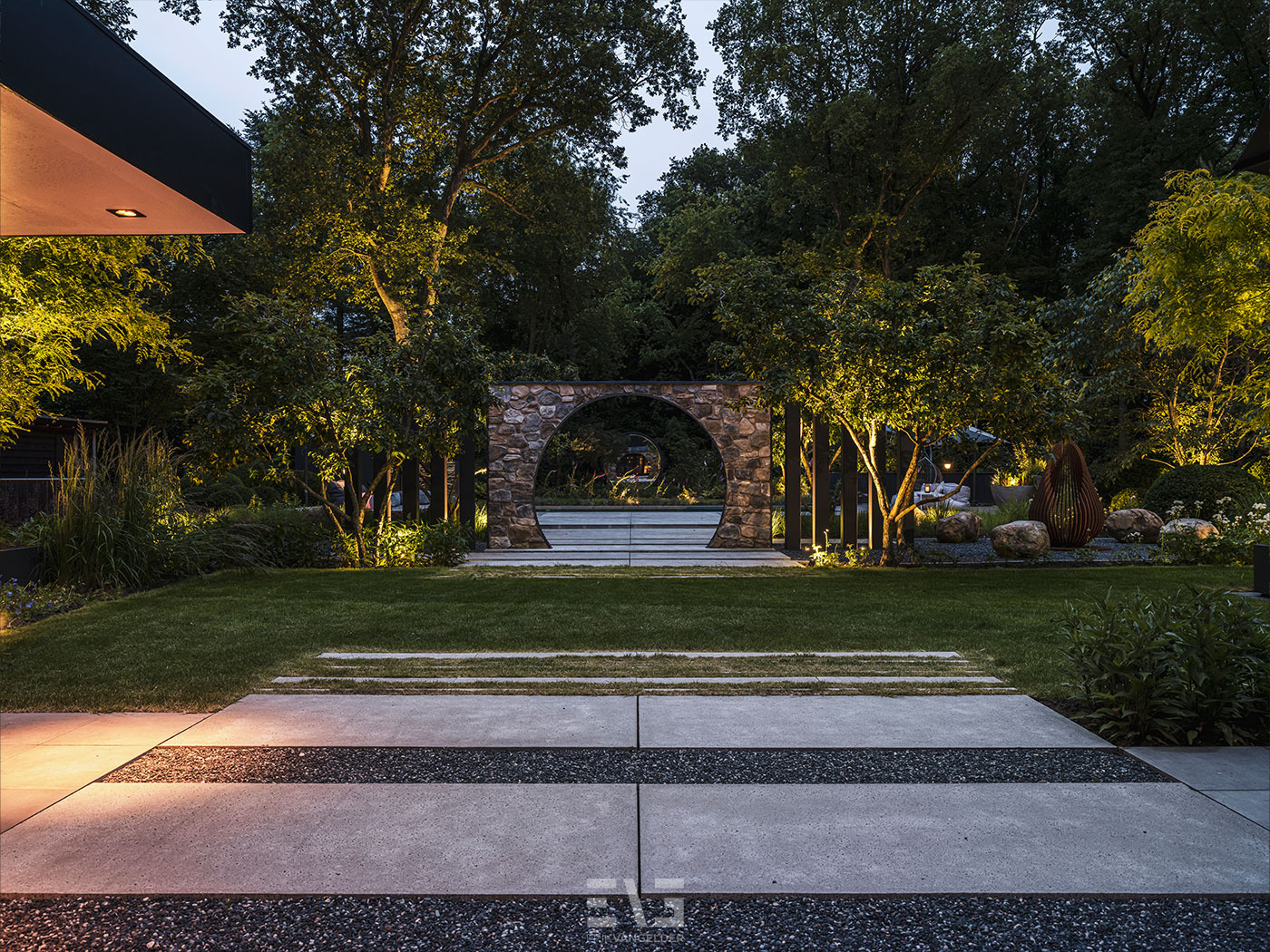 groot tuinpad