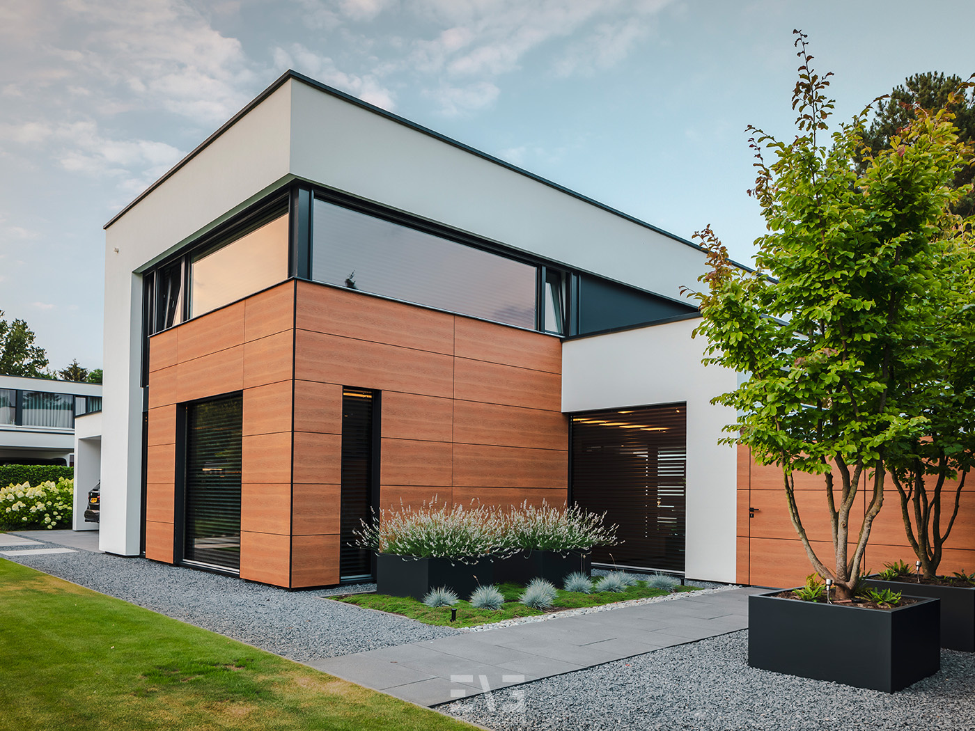 moderne voortuin