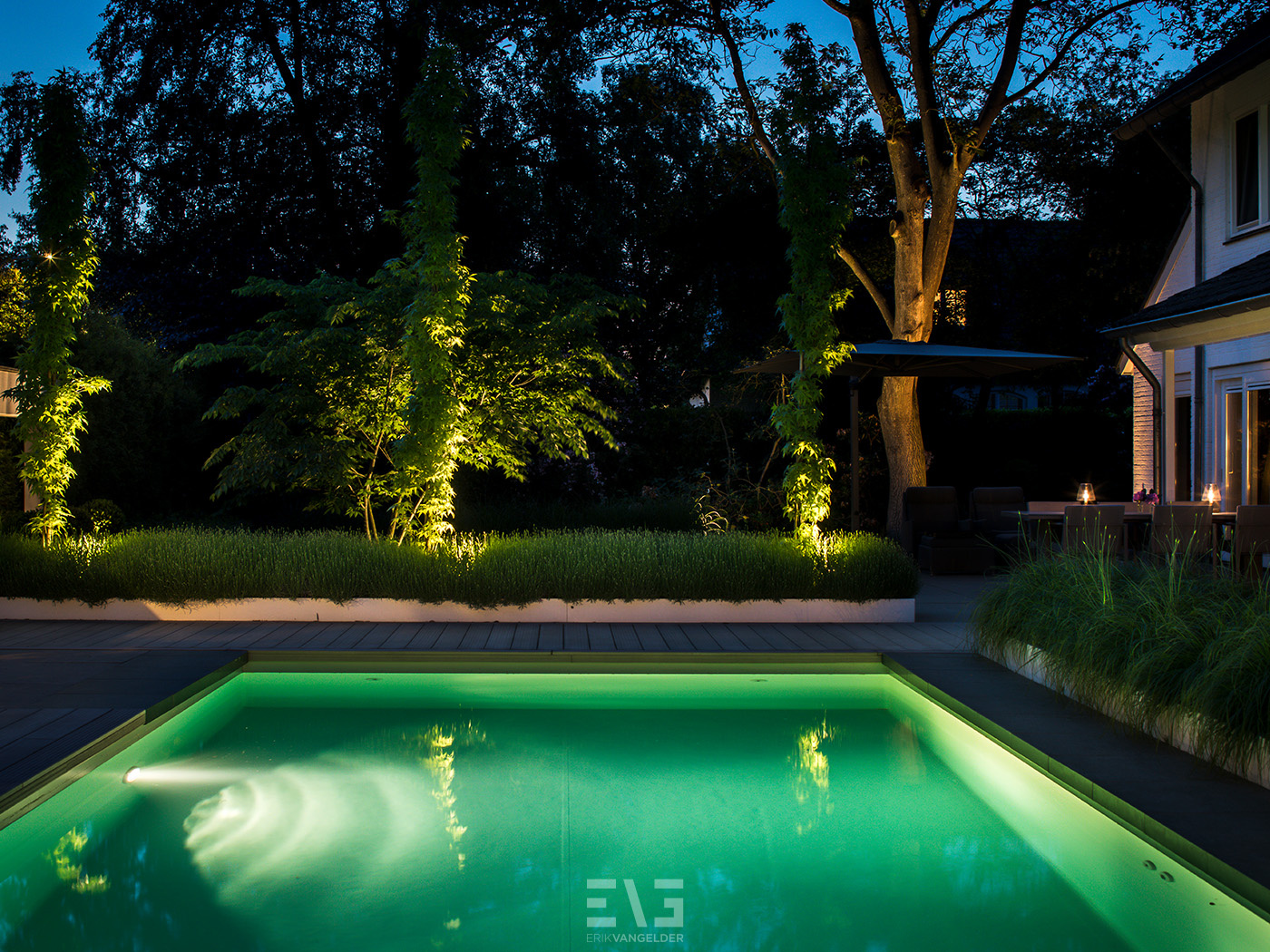 verlichting in zwembad