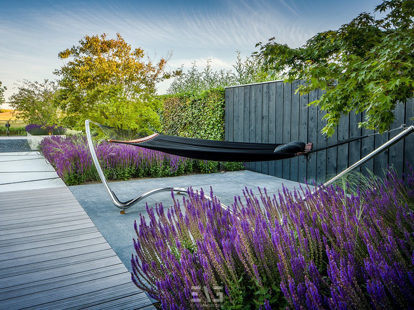 hangmat in tuin