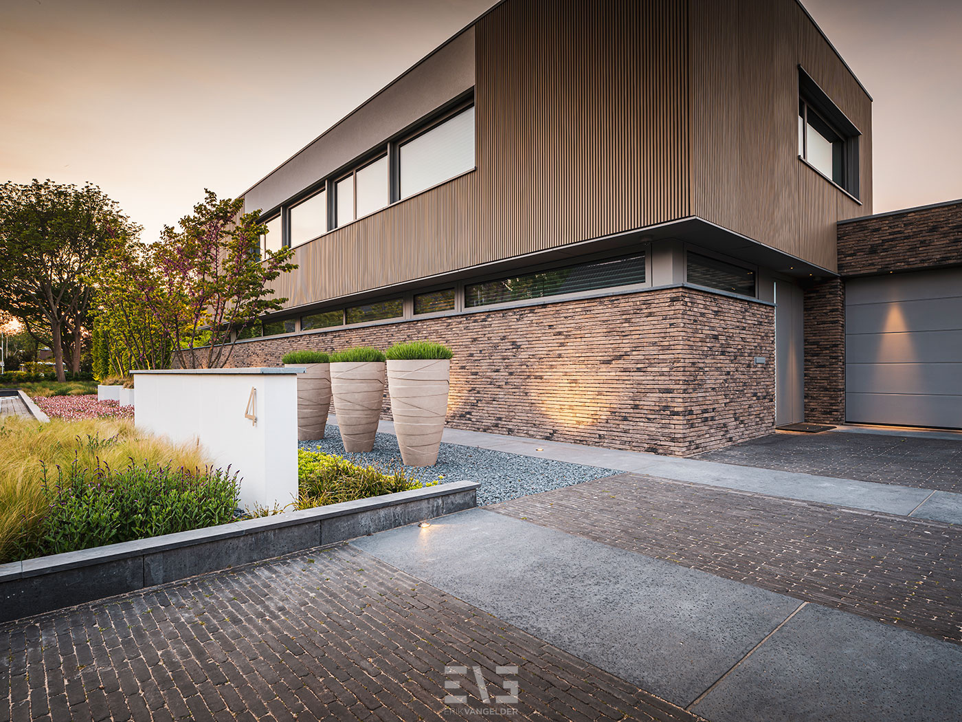 moderne voortuin