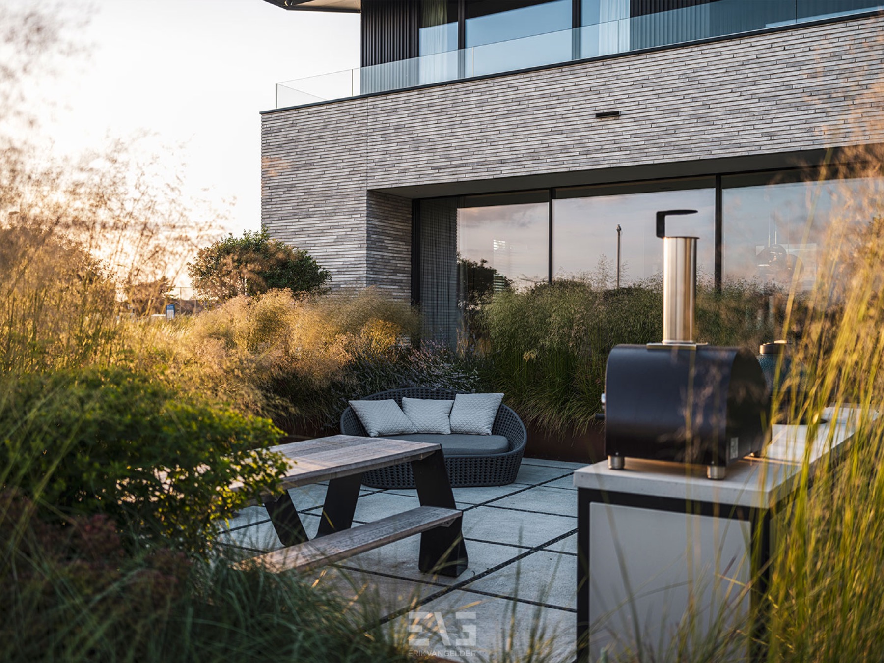 villa met luxe terras