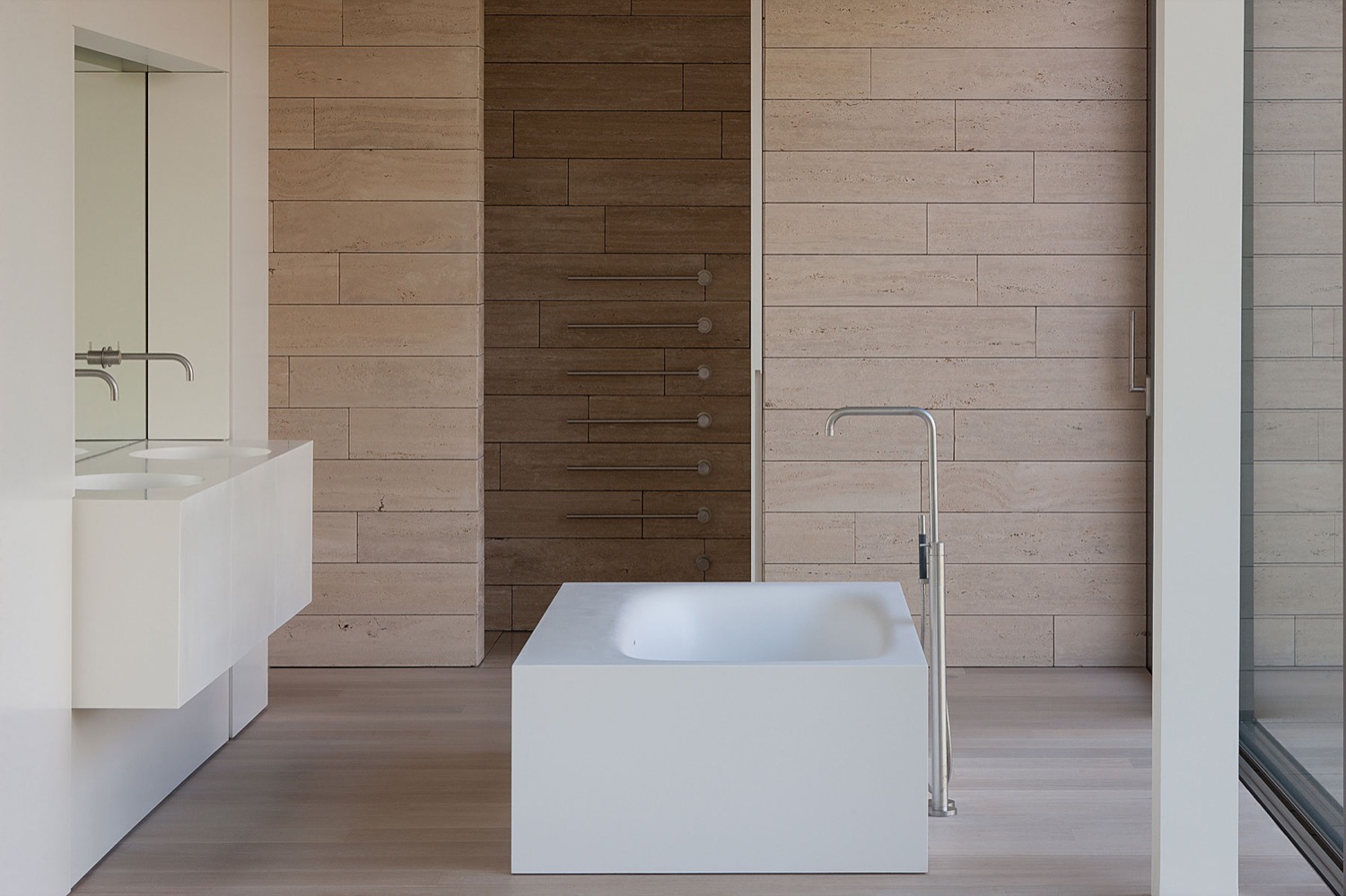 witte moderne badkamer