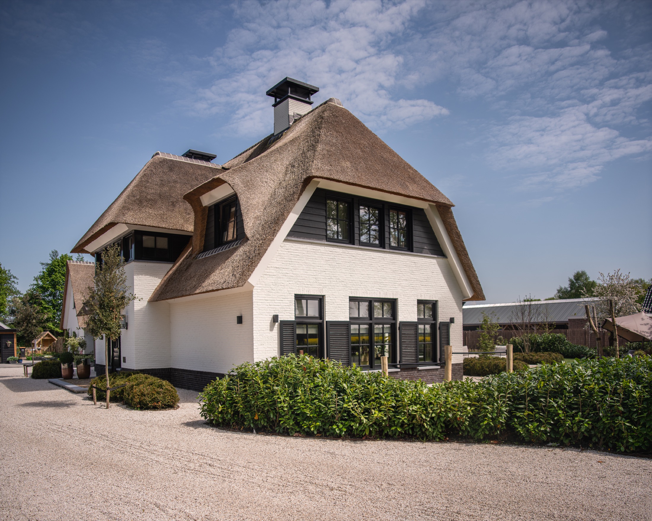 luxe rietgedekte villa