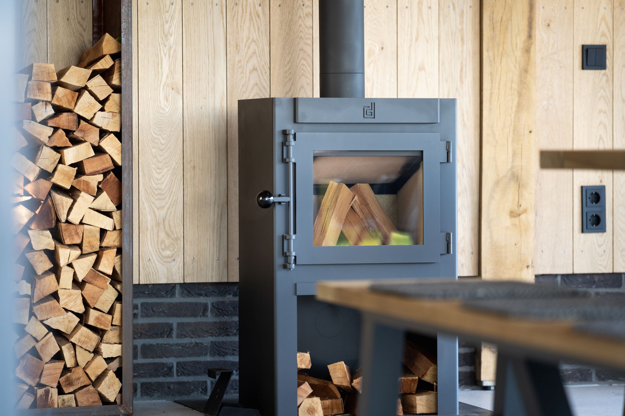 interieur eiken bijgebouw