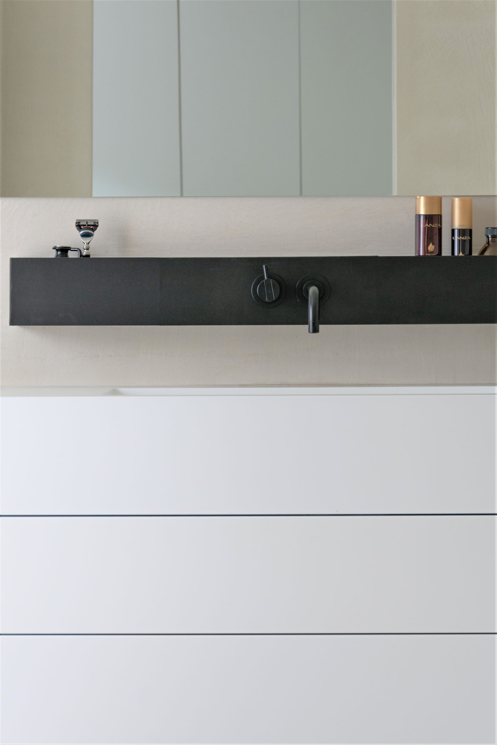 badkamer met microtopping