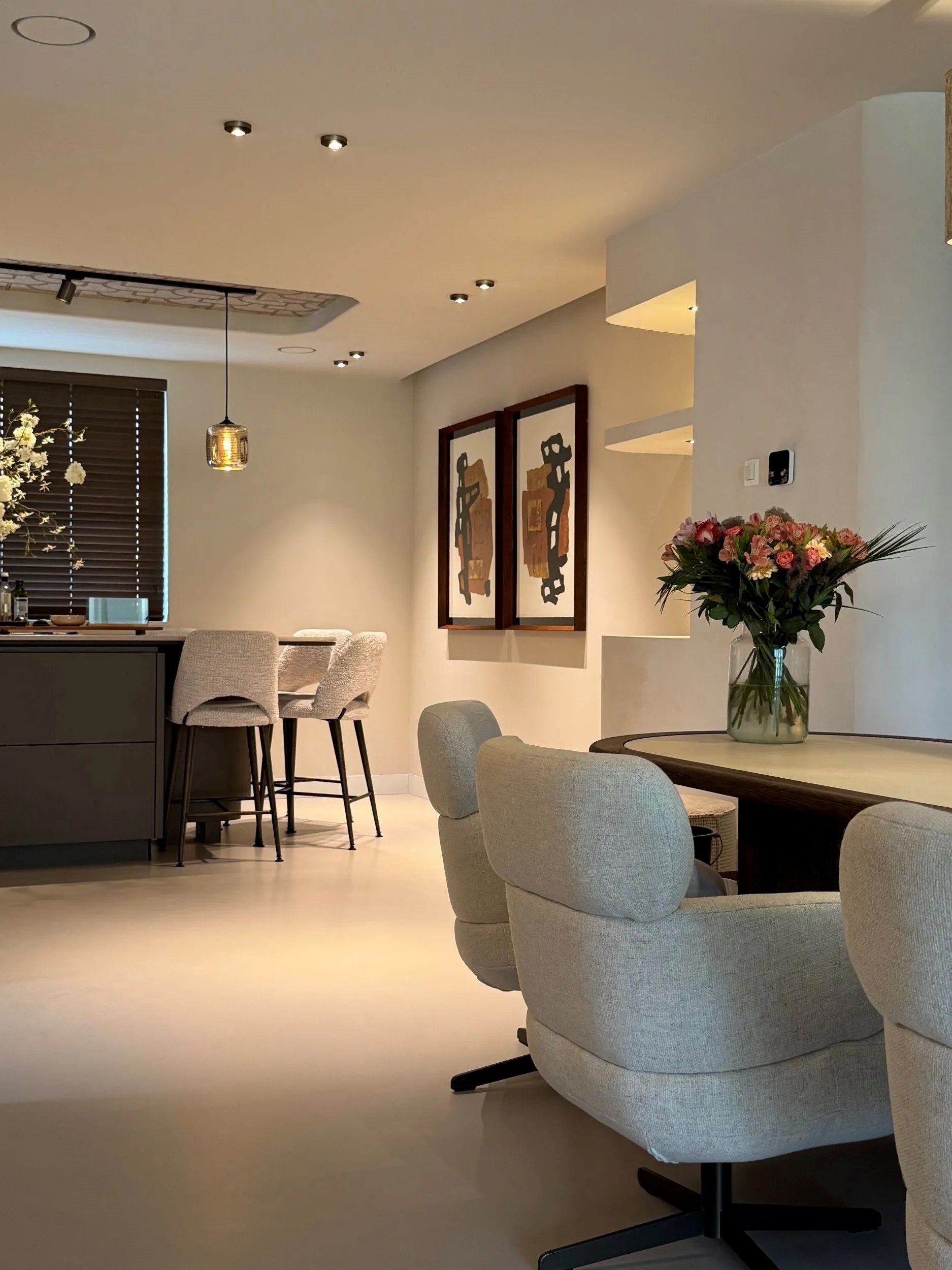 Luxe kunst in interieur