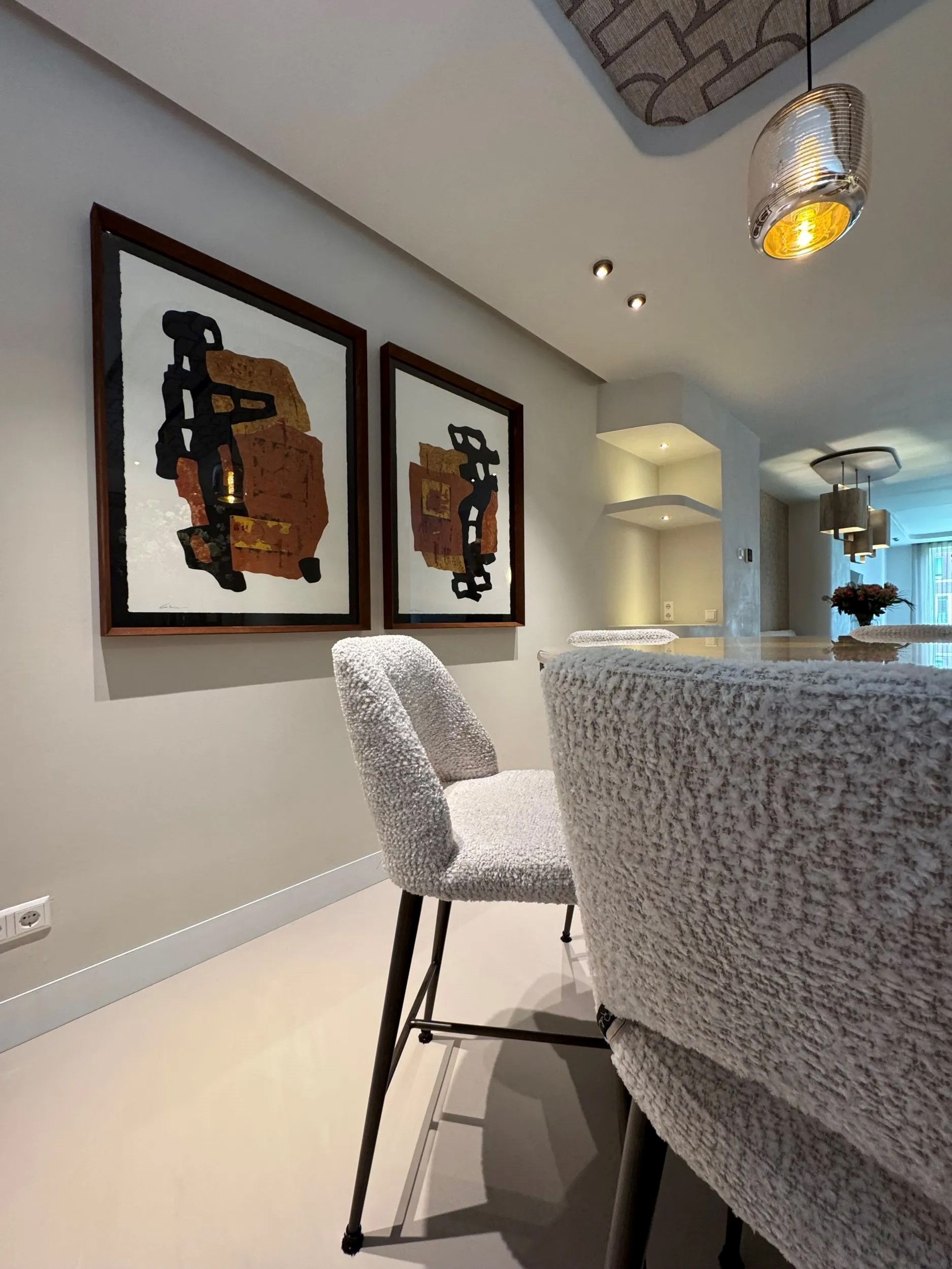 luxe kunst in interieur
