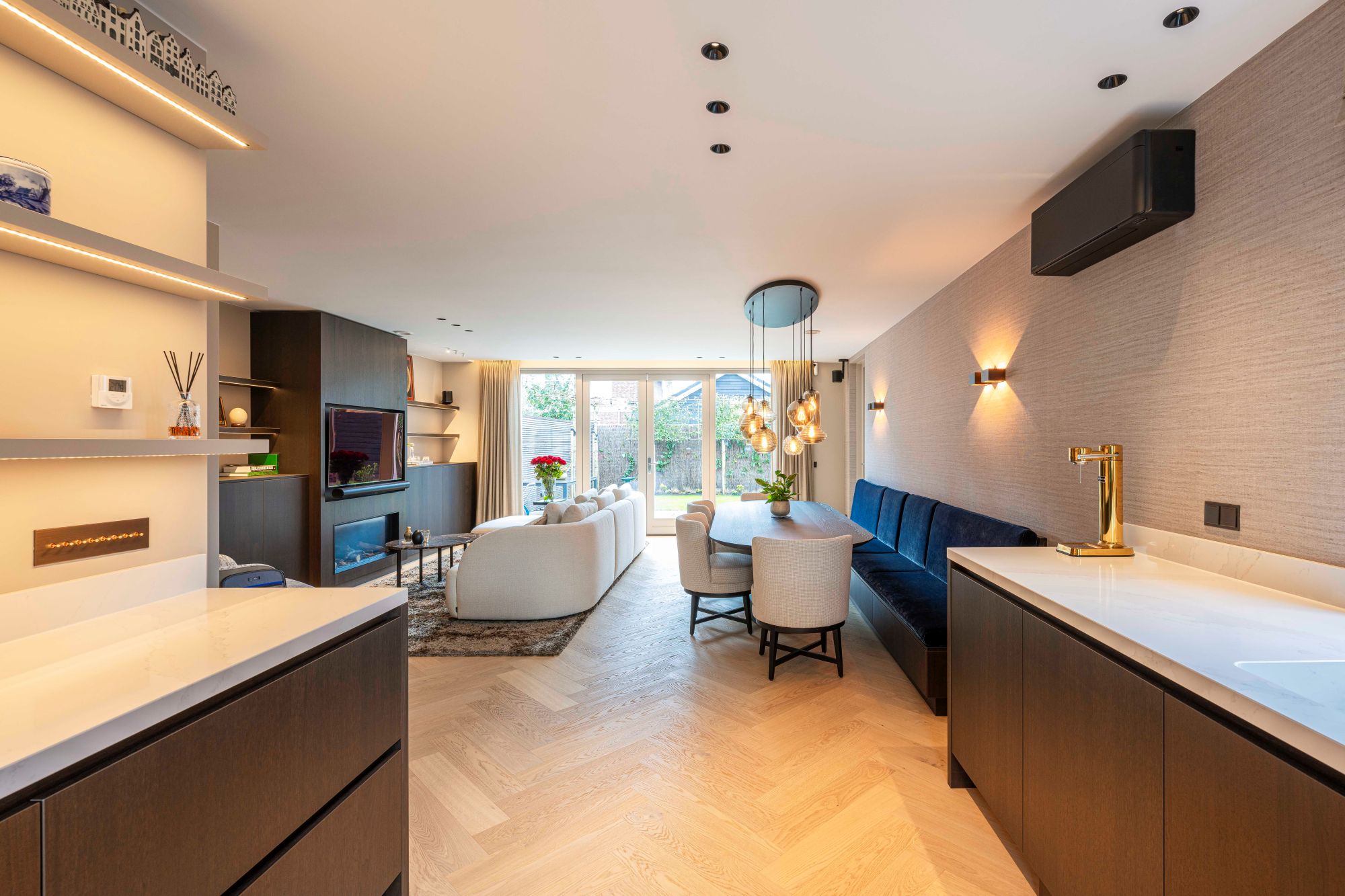 open keuken met woonkamer