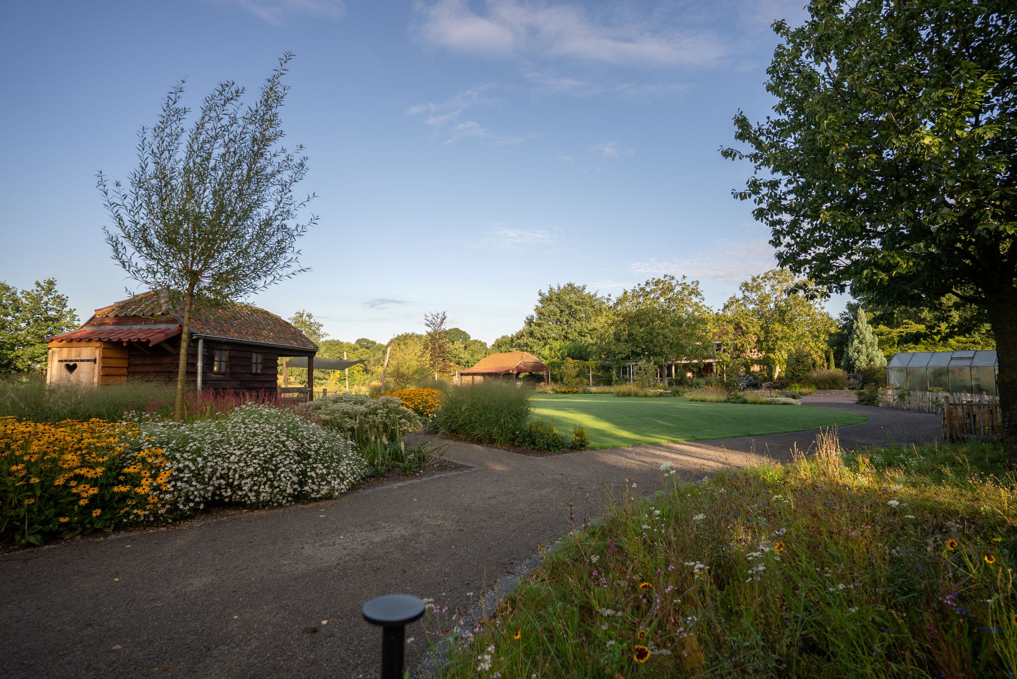 exclusieve tuin bij villa